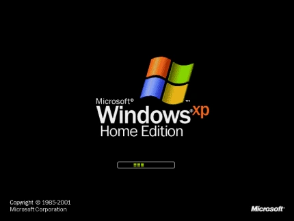Windows Xp screen