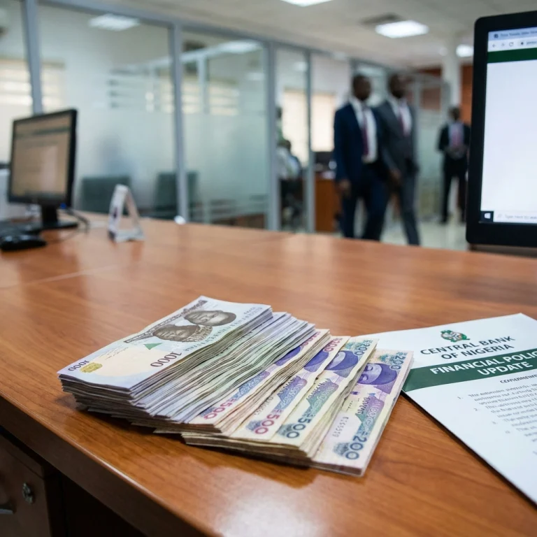 Stack of Nigerian Naira notes representing new CBN cash policy