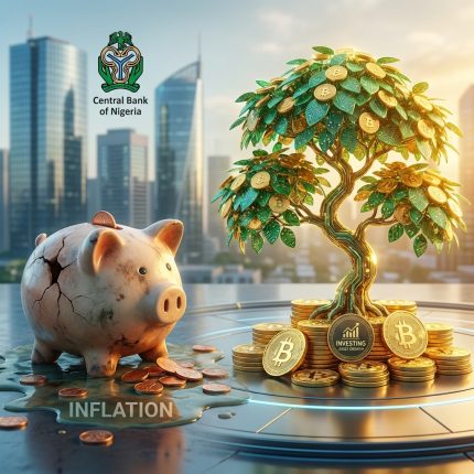 an pig vault with money tree