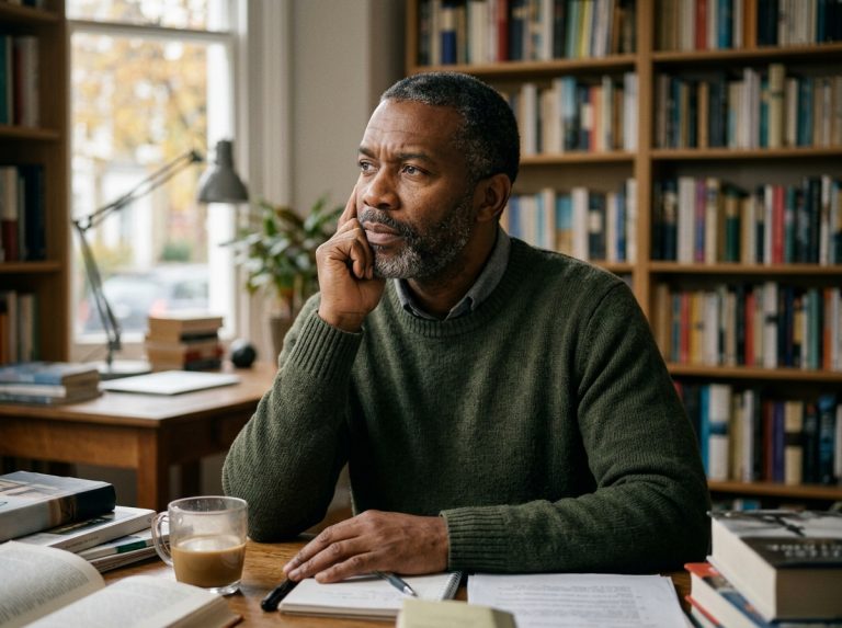 man thnking about the consquences of delay loan