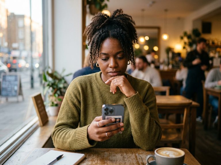 woman seeing your phone