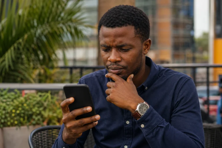 man looking for your cellphone